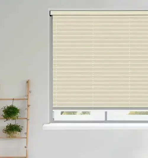 Scotia Ivory Pleated Blind | Online Blindz