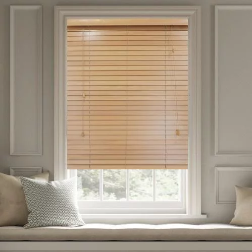 Bianca LS 50mm Slat Real Wood Blind | Online Blindz