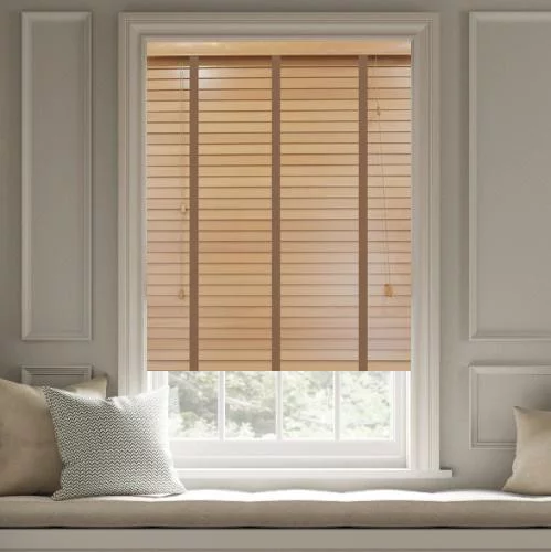 Bianca LT 50mm Tape Real Wood Blind | Online Blindz