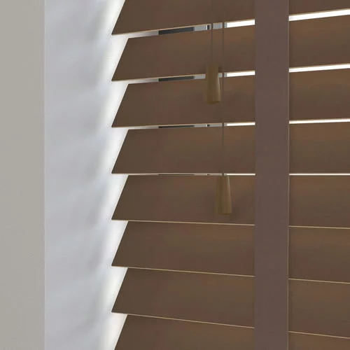 Flora LFT 50mm FW Tape Real Wood Blind | Online Blindz