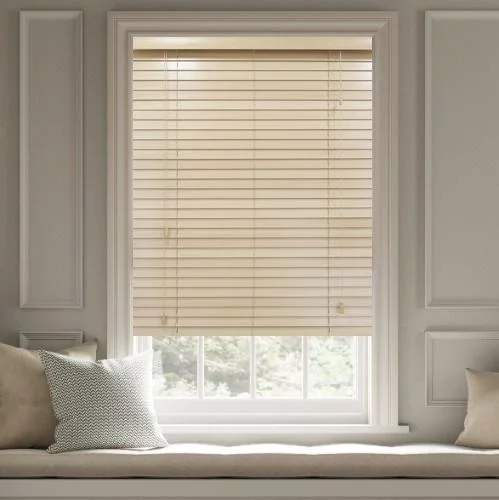 Kinsley LS 50mm Slat Real Wood Blind | Online Blindz