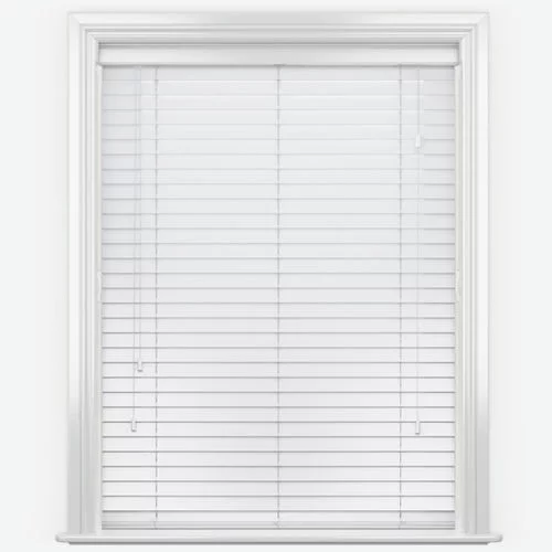 Pure Wood Bright White Real Wood Blind | Online Blindz