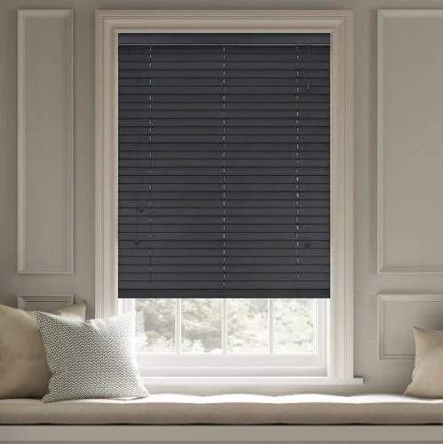 Pure Wood Phantom Grey Real Wood Blind | Online Blindz