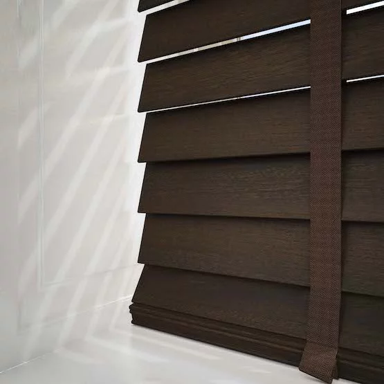 Pure Wood Wenge with Tapes Real Wood Blind | Online Blindz