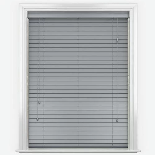 Pure Wood Whitby Grey Real Wood Blind | Online Blindz