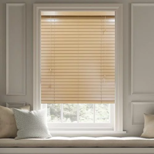 Solene LS 50mm Slat Real Wood Blind | Online Blindz