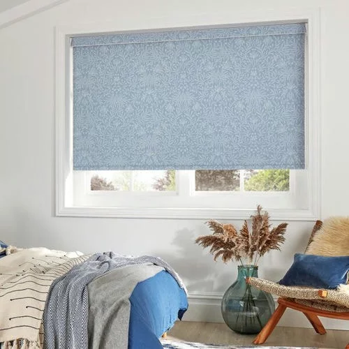 Althea Persian Blue Roller Blind | Online Blindz