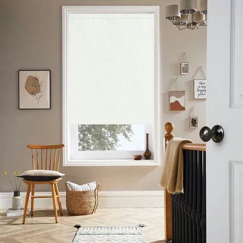 Amary White Roller Blind | Online Blindz