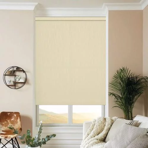 Anthea Vanilla Roller Blind | Online Blindz