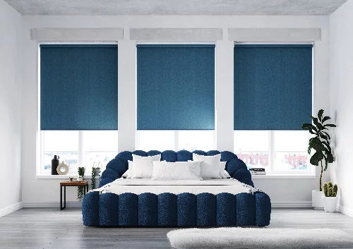 Belen Sapphire Roller Blind | Online Blindz