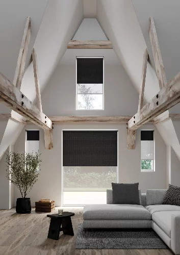 Embellish Noir Roller Blind | Online Blindz