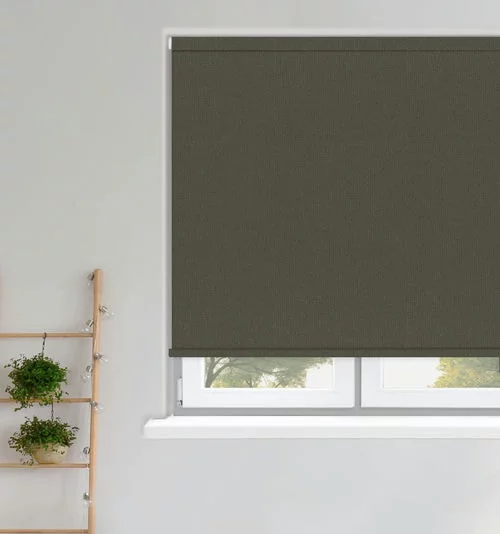 Emery Charcoal Roller Blind | Online Blindz