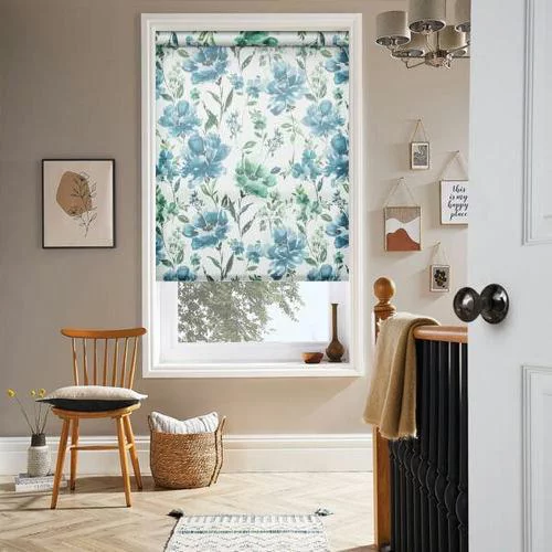 Florentina Indigo Roller Blind | Online Blindz