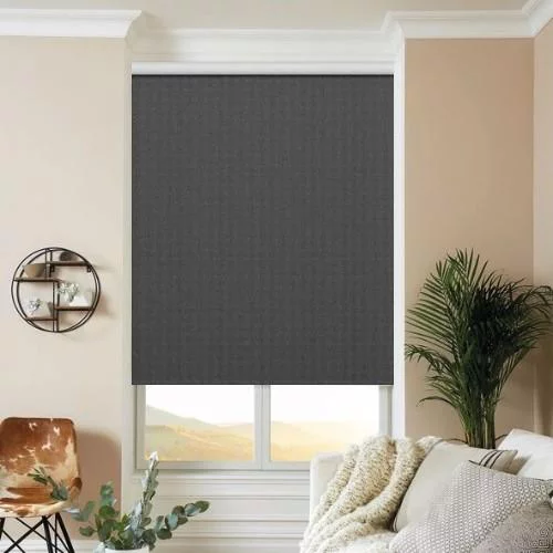 Imelda Graphite Roller Blind | Online Blindz