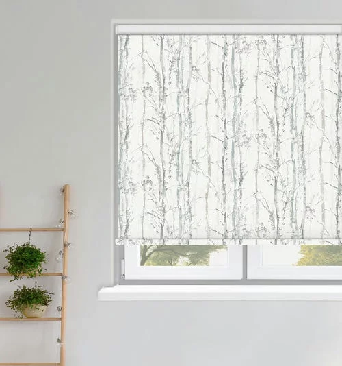 Maritza Birch Silver Roller Blind | Online Blindz