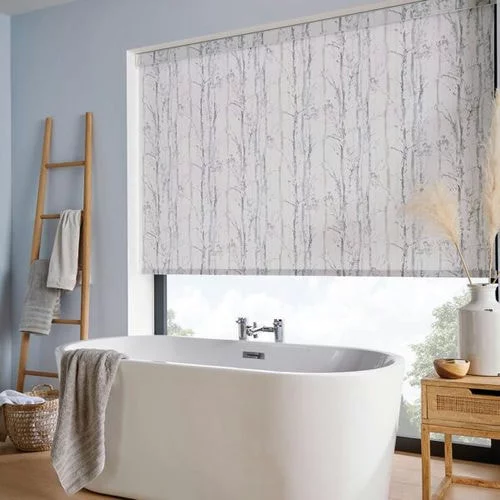 Maritza Birch Silver Roller Blind | Online Blindz