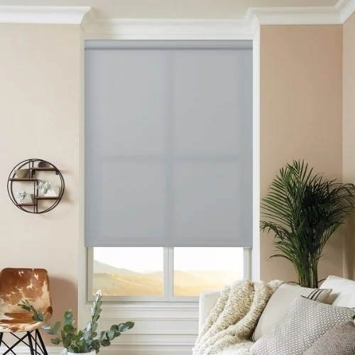 Wiltshire Grey Whisper Roller Blind | Online Blindz