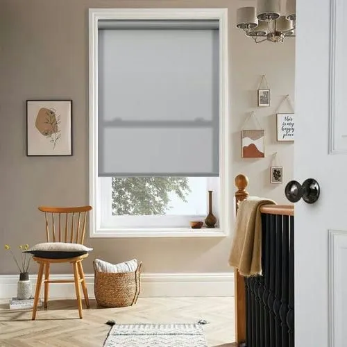 Maritza Birch Silver Roller Blind | Online Blindz