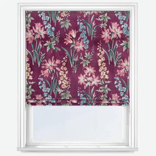 Anemone Rosella Roman Blind | Online Blindz