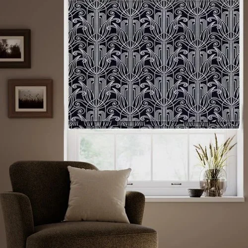 Annabella Noir Roman Blind | Online Blindz