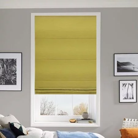 Antique Ochre Roman Blind | Online Blindz