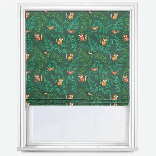 Antrobus Forest Jade Roman Blind | Online Blindz