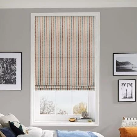 Ashfield Teal Roman Blind | Online Blindz