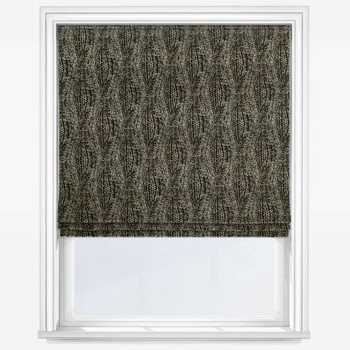 Aveline Graphite Roman Blind | Online Blindz