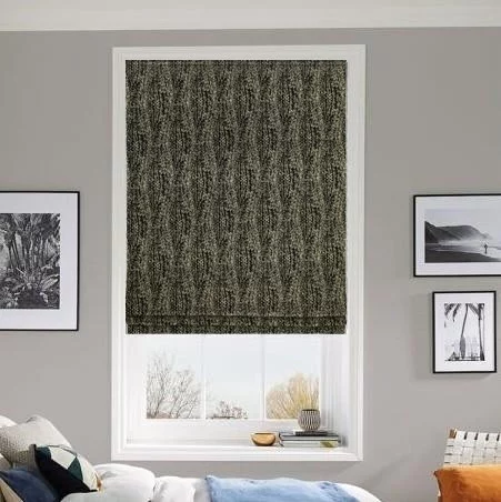 Aveline Onyx Roman Blind | Online Blindz