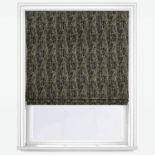 Aveline Onyx Roman Blind | Online Blindz