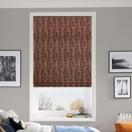 Aveline Rosso Roman Blind | Online Blindz