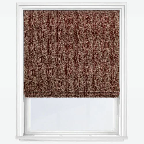 Aveline Rosso Roman Blind | Online Blindz