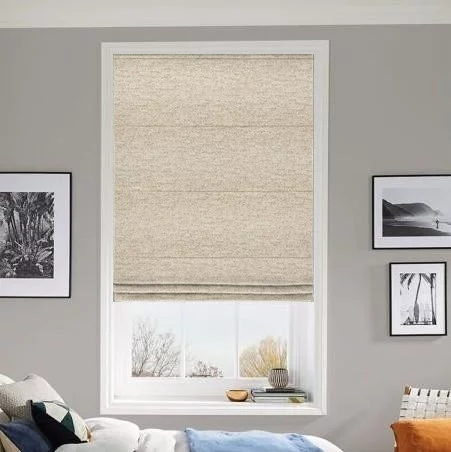 Barbara Oatmeal Roman Blind | Online Blindz