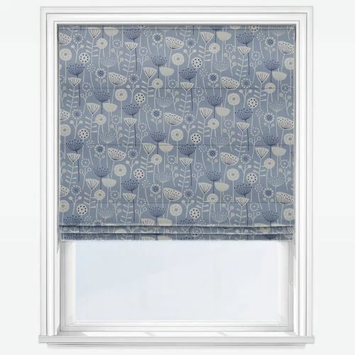 Beth Blue Roman Blind | Online Blindz