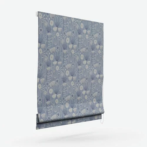 Beth Blue Roman Blind | Online Blindz