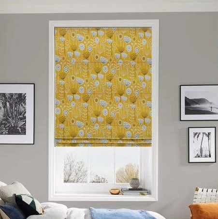 Beth Ochre Roman Blind | Online Blindz