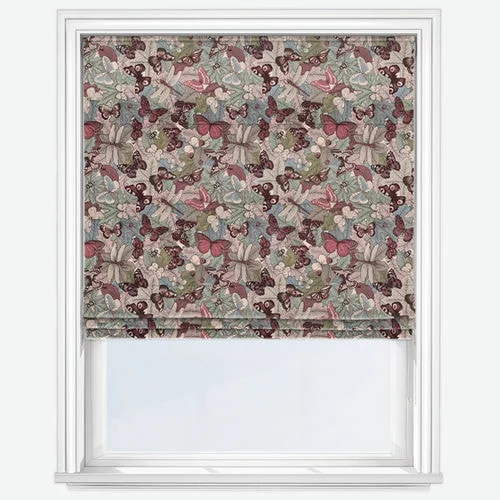 Braelyn Foxglove Roman Blind | Online Blindz