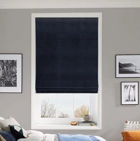 Callie Indigo Roman Blind | Online Blindz