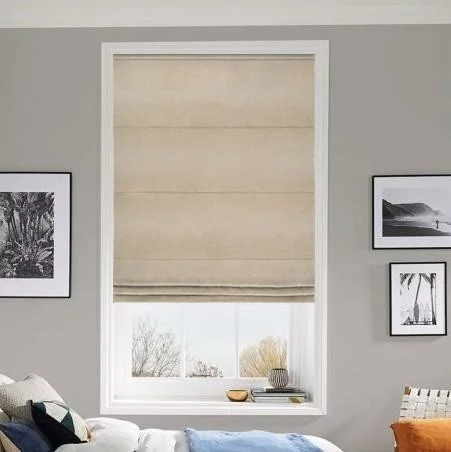 Callie Natural Roman Blind | Online Blindz