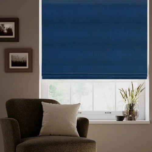 Carolina Indigo Roman Blind | Online Blindz