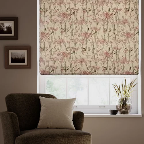 Cassandra Blush Roman Blind | Online Blindz