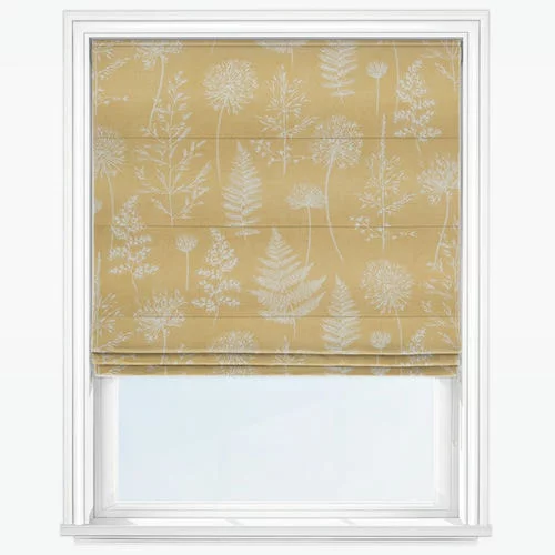 Celeste Mustard Roman Blind | Online Blindz