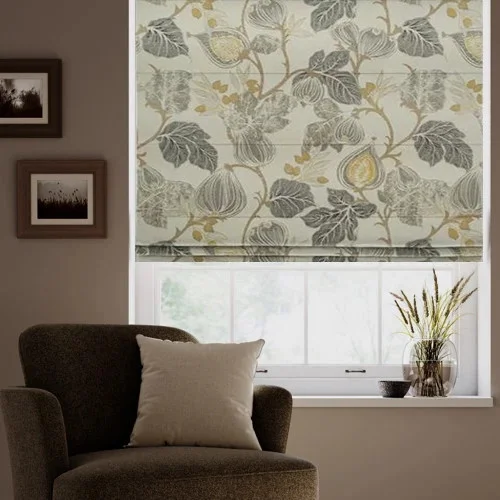 Celia Ochre Roman Blind | Online Blindz