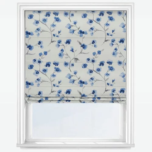 Chic Indigo Roman Blind | Online Blindz