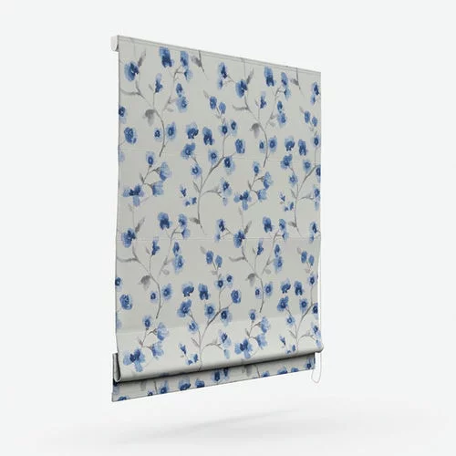 Chic Indigo Roman Blind | Online Blindz