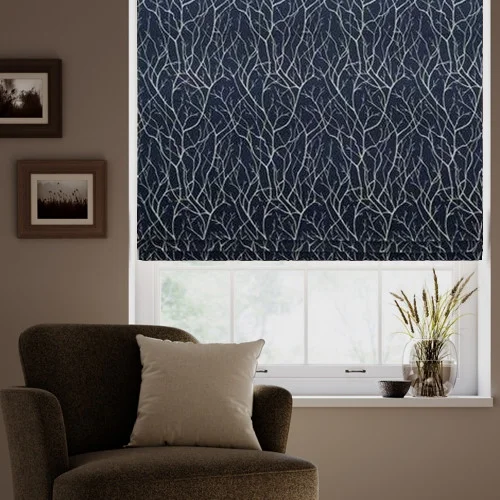 Colette Midnight Roman Blind | Online Blindz