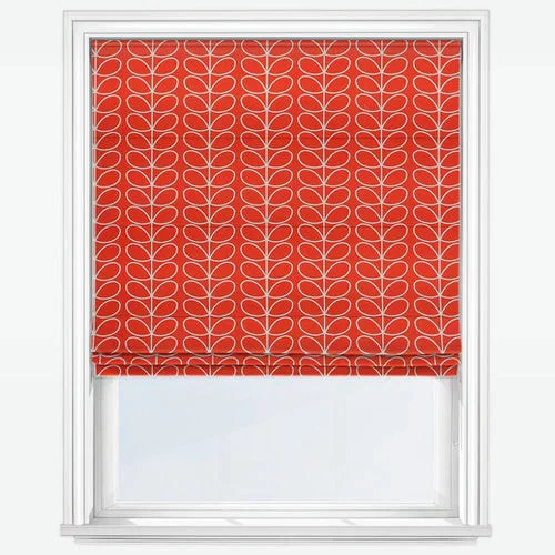 Corinna Tomato Roman Blind | Online Blindz