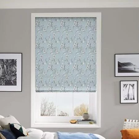 Duet Mist Roman Blind | Online Blindz