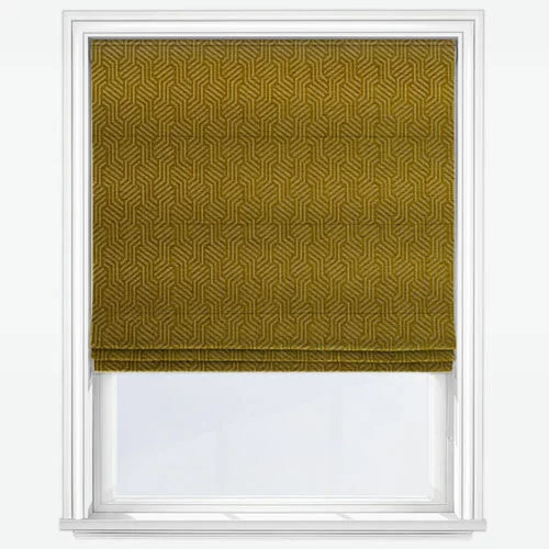 Elise Ochre Roman Blind | Online Blindz