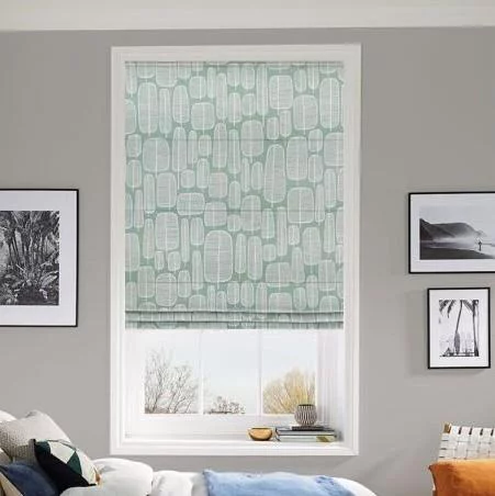 Elliette Enghlish Grey Roman Blind | Online Blindz